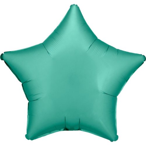Silk Jade Green Star foil balloon 48 cm