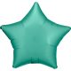 Silk Jade Green Star foil balloon 48 cm