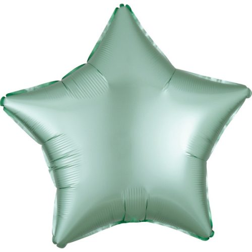 Silk Mint Green Star foil balloon 48 cm