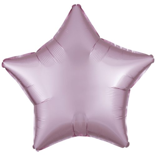 Silk Pastel Pink Star foil balloon 48 cm