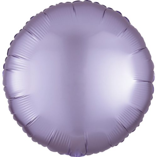 Silk Pastel Lilac circle foil balloon 43 cm