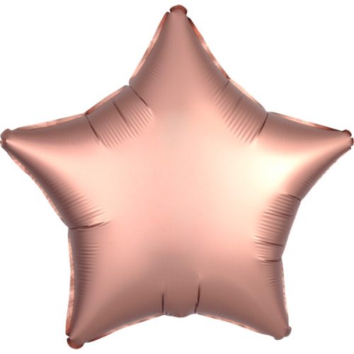 Silk Rose Copper Star foil balloon 48 cm