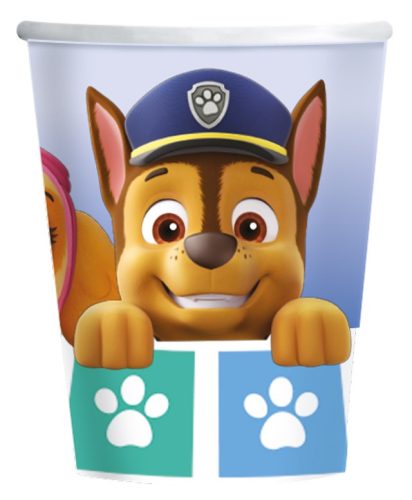 Paw Patrol Color Paws paper cup 8 pcs 250 ml