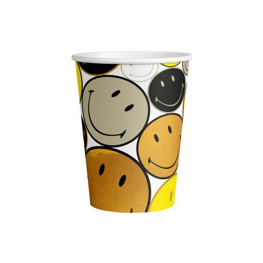 Emoji  Smiley Originals paper cup 8 pcs 250 ml