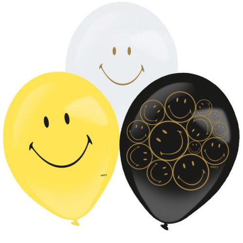 Emoji Smiley Originals air-balloon, balloon 6 pcs 11 inch (27,5 cm)