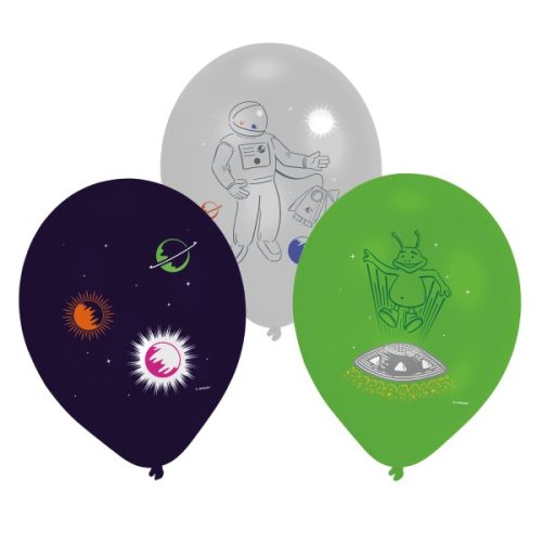 Space Space air-balloon, balloon 6 pieces 11 inch (27,5 cm)