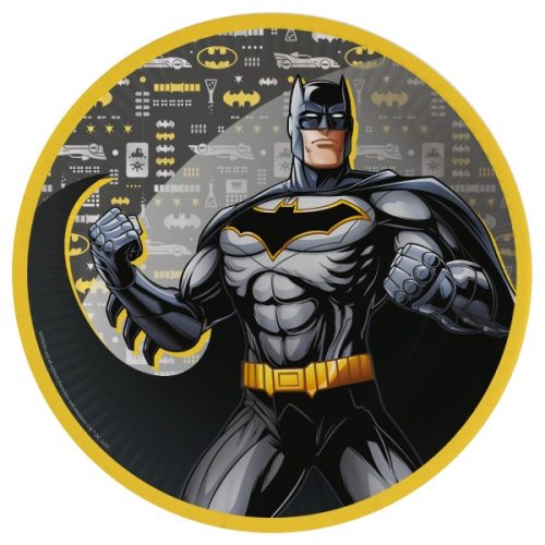Batman City paper plate 8 pcs 23 cm