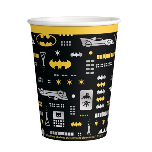 Batman City paper cup 8 pcs 250 ml