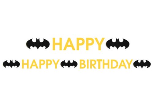 Batman City Happy Birthday Banner 180 cm