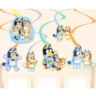 Bluey Joke ribbon decoration 6 pcs set