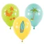 Summer Surf Party balloon, 6 pcs 11 inch (22.8 cm)