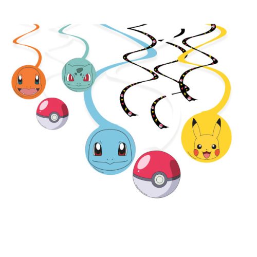 Pokémon Thunder ribbon decoration 6 pcs set