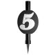 Happy Birthday Black Black Number 5 Cake Sparkler 12 cm