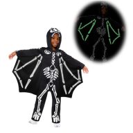   Halloween Pterodactylus Glow-in-the-dark Skeleton Costume 10-12 years