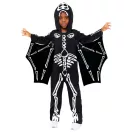 Halloween Pterodactylus Glow-in-the-dark Skeleton Costume 10-12 years