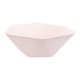 Colour Vert Decor Pink hexagonal deep plate 6 pieces 15.8 cm