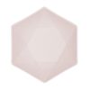 Pink Vert Decor Hexagonal deep plate 6 pcs 15,8 cm