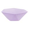 Purple Vert Decor Hexagonal deep plate 6 pcs 15,8 cm