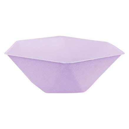 Purple Vert Decor Hexagonal deep plate 6 pcs 15,8 cm