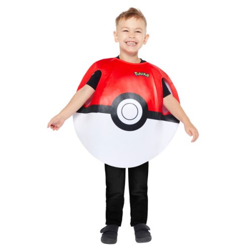 Pokémon Pokeball costume 3-7 years