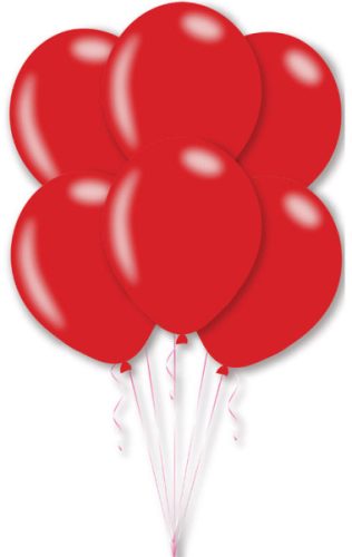 Red Metallic Red air-balloon, balloon 10 pieces 11 inch (27,5cm)