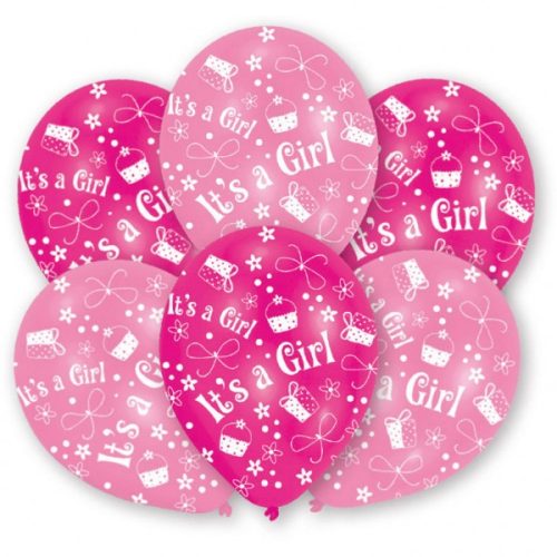 It's a Girl Balloon (6 pieces)