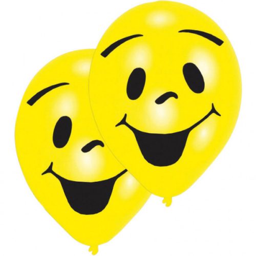 Emoji Smile air-balloon, balloon 8 pcs 10 inch (25,4cm)