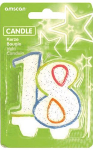 Cake Number Candle 18