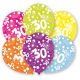 Happy Birthday 30 Colorful air-balloon, balloon 6 pcs 11 inch (27,5cm)