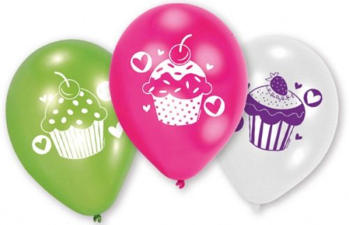 Cupcake Balloon (6 pieces)
