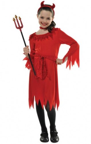 Children's Devil Costume 8-10 Years
