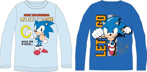 Sonic the Hedgehog Ring Kids Long Sleeve T-shirt, Top 104-152 cm