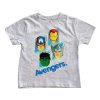 Avengers kids short sleeve t-shirt, top 104-134 cm