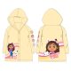 Gabby's Dollhouse Heart Yellow raincoat 98-128 cm