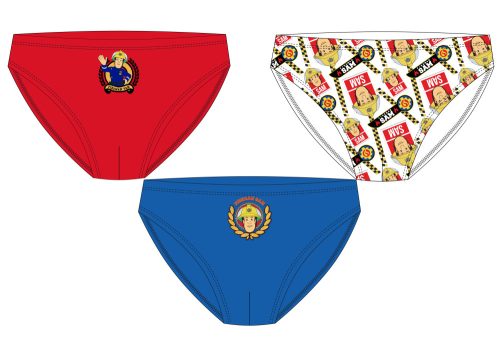 Fireman Sam Blaze Kids' Underwear, Briefs 3 pieces/package