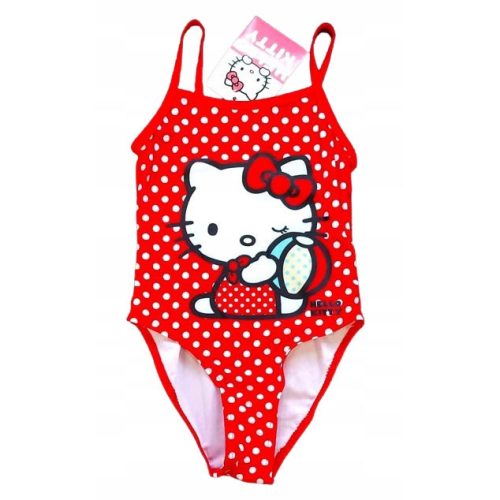 Hello Kitty Red kids swimsuit, swimming 104-134 cm