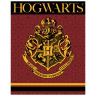 Harry Potter Crest coral fleece blanket 120x150cm