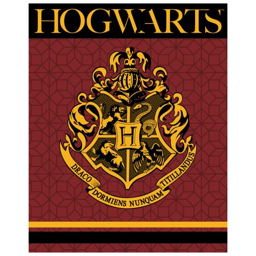 Harry Potter Crest Coral Fleece Blanket 120x150 cm