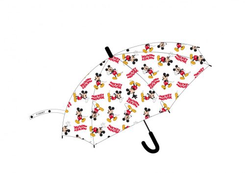 Disney Mickey kids semi-automatic transparent umbrella Ø74 cm