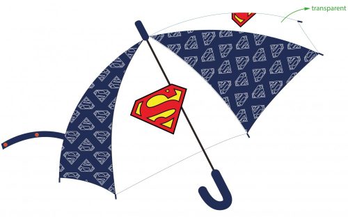 Superman kids semi-automatic transparent umbrella Ø80 cm
