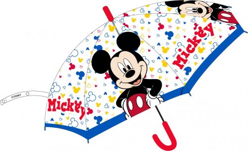 Disney Mickey kids semi-automatic transparent umbrella Ø74 cm