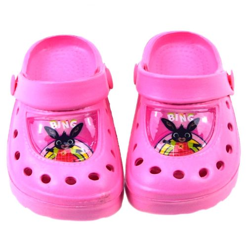 Bing pink kids slippers clog 24-31