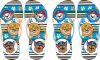 Paw Patrol kids slippers, Flip-Flops 26-33