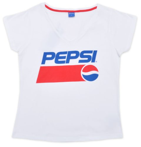 Pepsi White Women's short sleeve t-shirt, top XS-XL