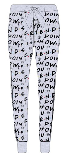 Friends Grey women's long pajama pants S