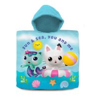   Gabby's Dollhouse Sun and Sea beach towel poncho 60x120 cm