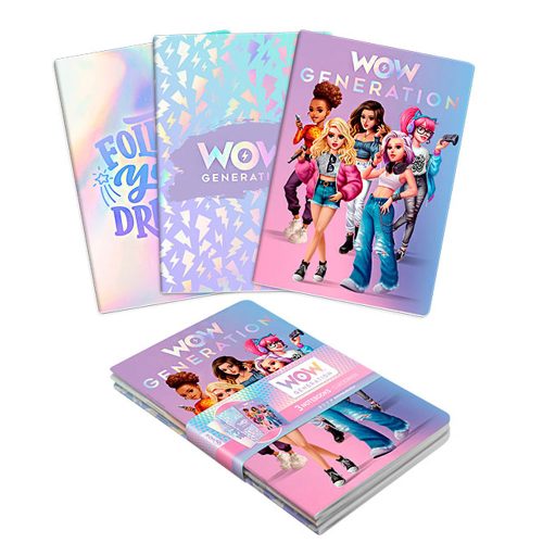 WOW Generation Dream A5 notebook set of 3