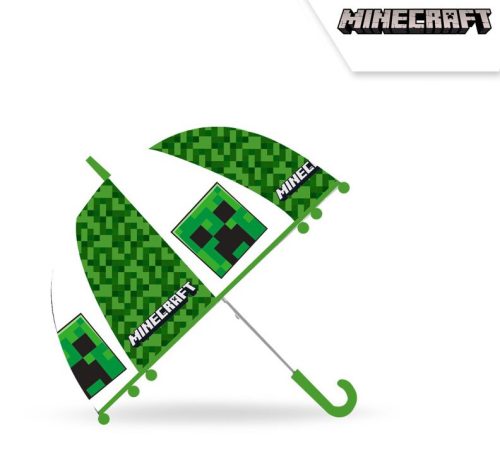 Minecraft kids transparent semi-automatic umbrella Ø70 cm