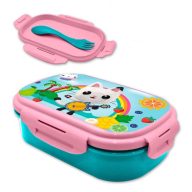   Gabby's Dollhouse Smoothie Land sandwich box + cutlery set