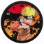 Naruto Fire wall clock 25 cm